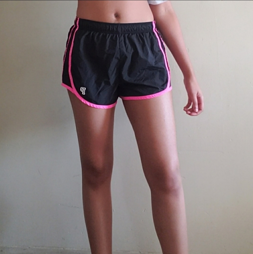 (107)PINK Victoria's Secret Athletic Shorts Size Large (EUC)